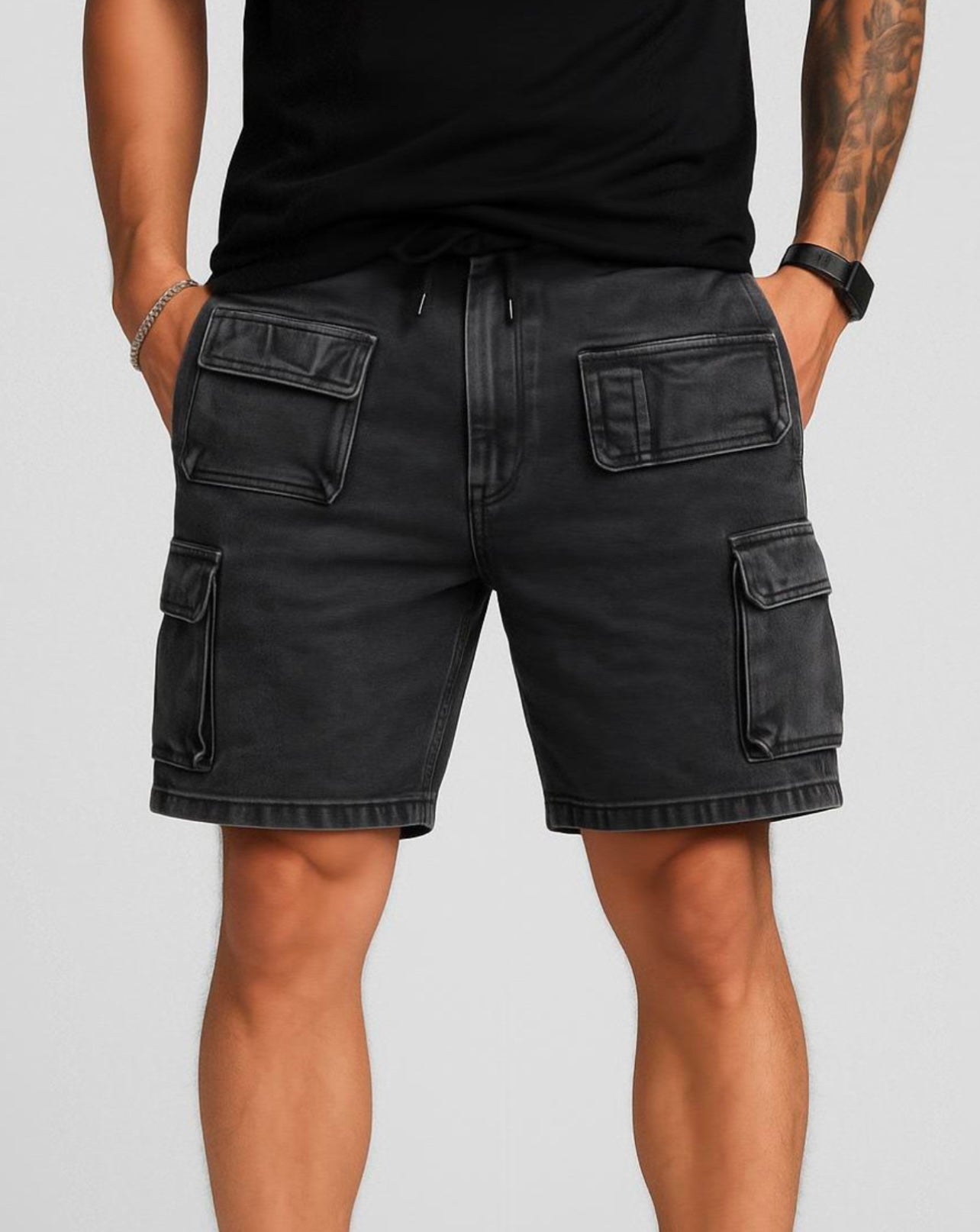 Bermudas 4 Bolsillos Jean