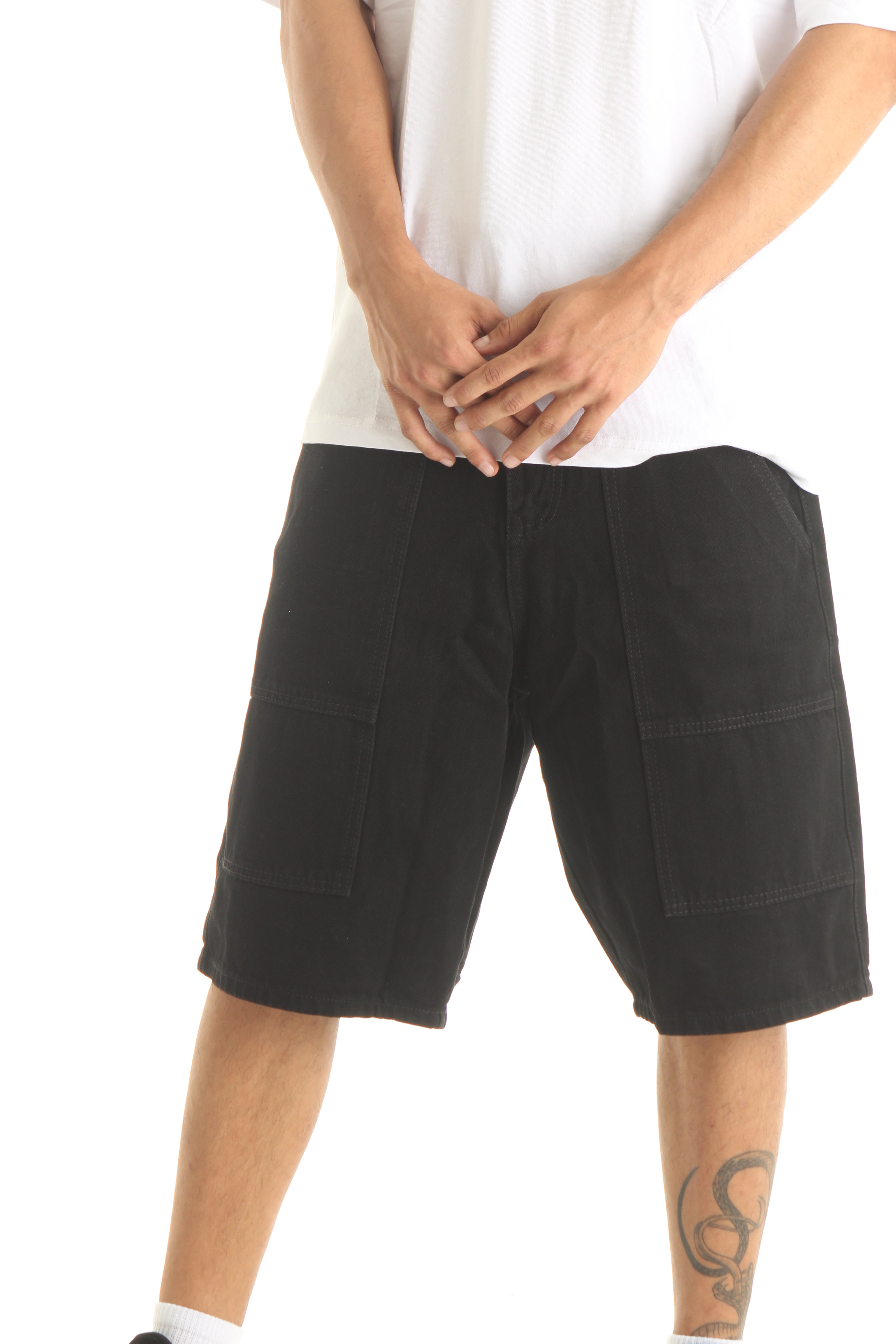 Bermuda Jean Black Baggy