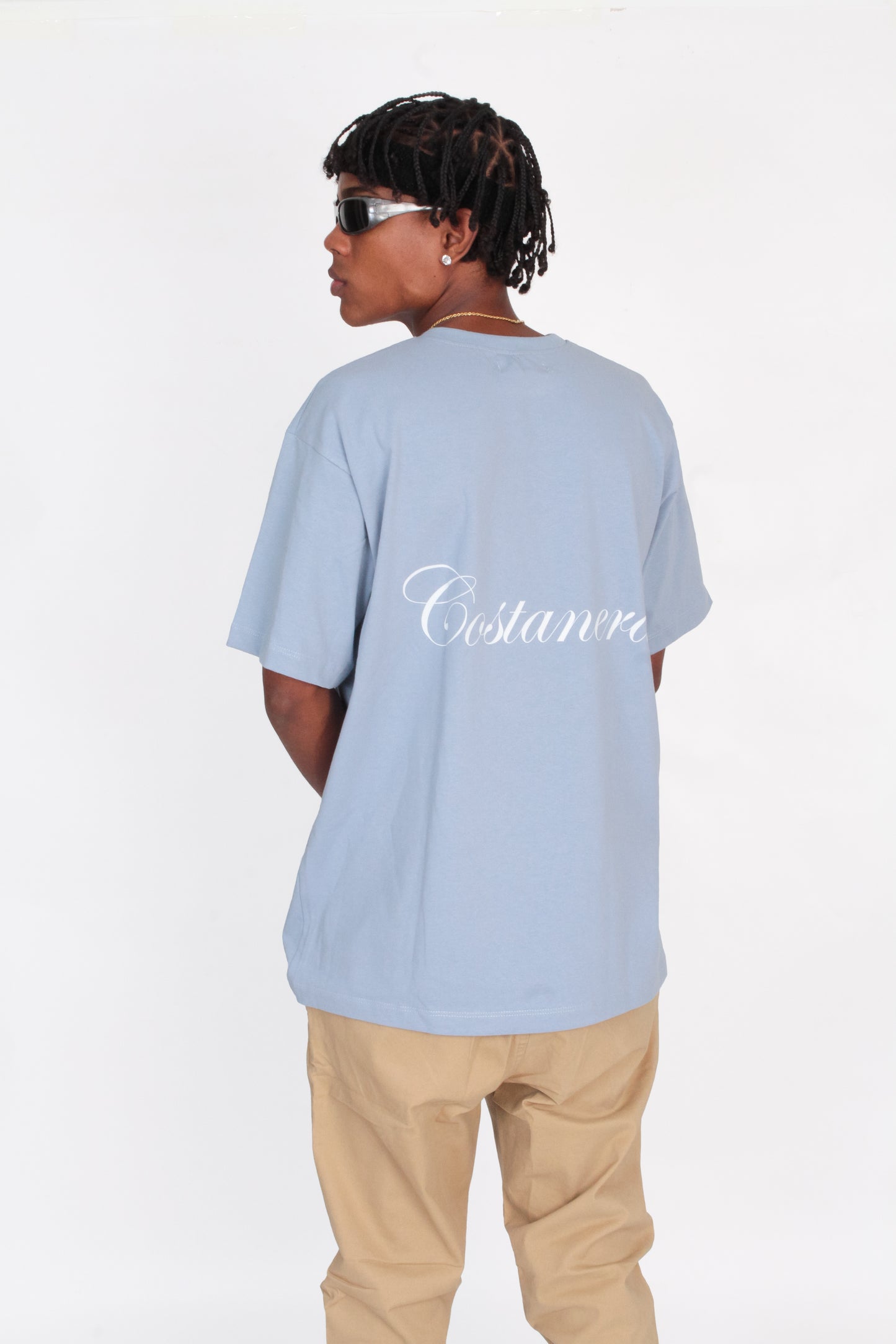 Camiseta oversize estampada